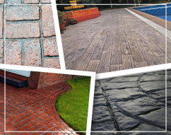 Desenli Baskı Beton Resim galeri