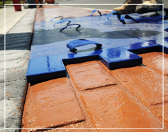 Desenli Baskı Beton Kalıpları