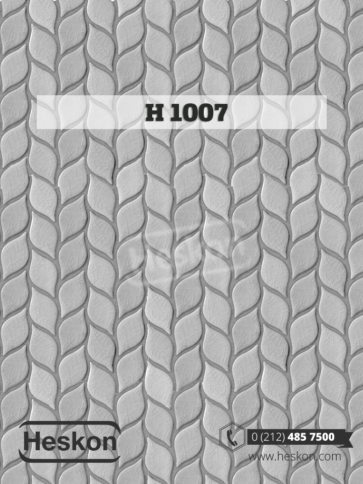 H 1007 Cizgi Desenli Teksturl Perde Cevre Beton Kalibi